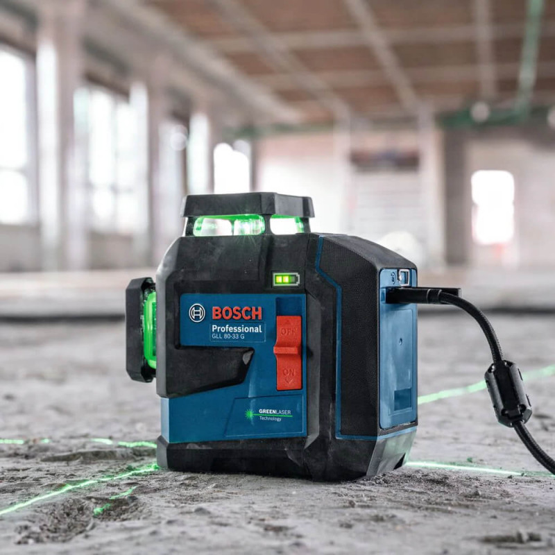 Bosch GLL 80-33 G Linienlaser mit Li-Ion-Akku
